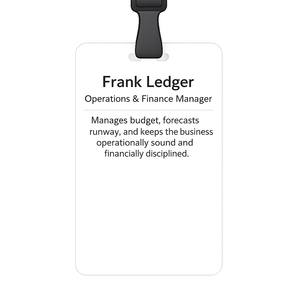 Frank badge back